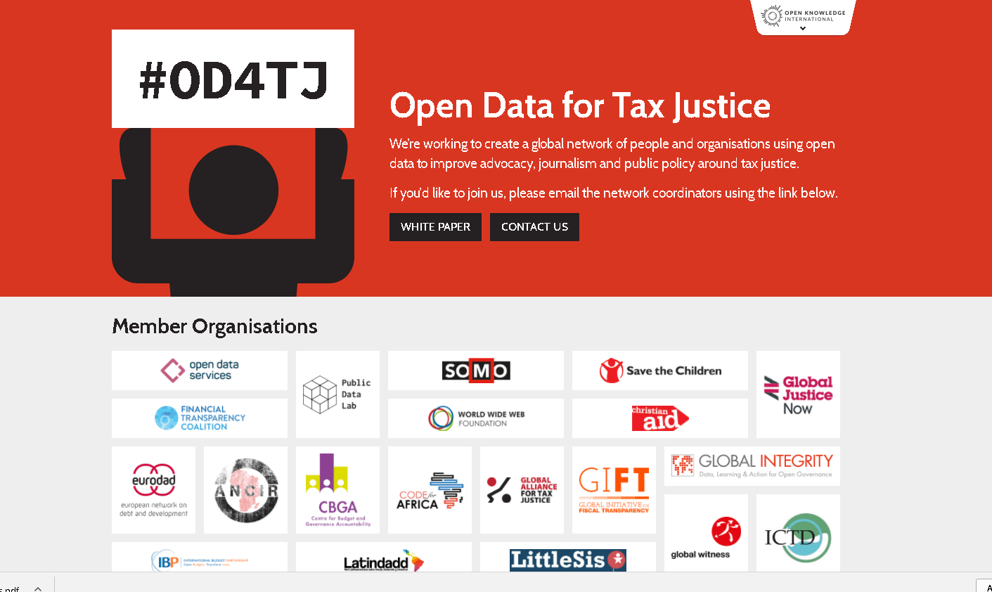 Open Data for Tax Justice