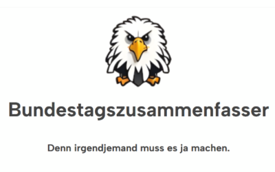 Blog 1 Bundestagszusammenfasser