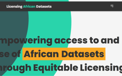 Gerechte Datenlizenzierung für afrikanische Datensätze?