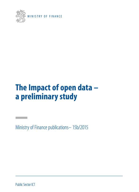The Impact of open data – a preliminary study - openall.info